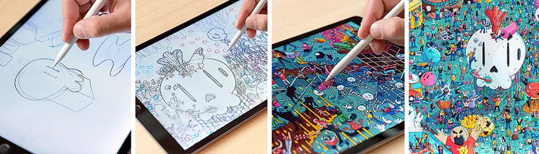 Illustrazioni in stile cerca e trova con Procreate