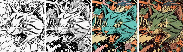 Contemporary Illustrations with a Retro Aesthetic
