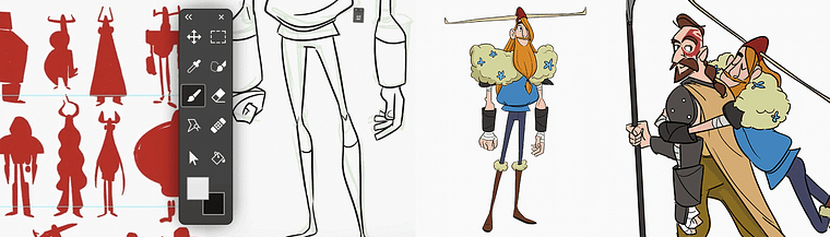Character Creation for Animation: Shapes, Color, and Expression