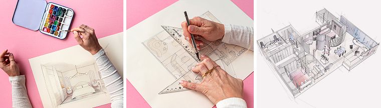 Design d’intérieur à base de courbes