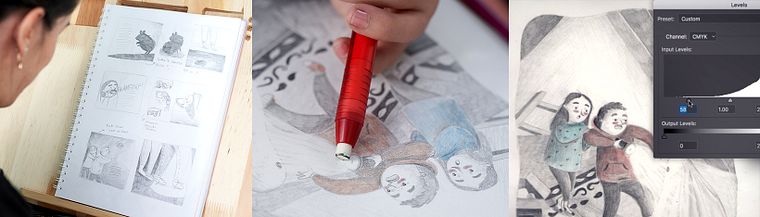 Ilustração e escrita de livro infantil