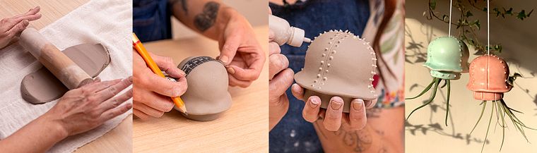 Unique Ceramic Plant Pot Creation
