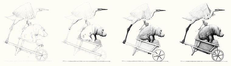 Surrealistic Fineliner Illustration