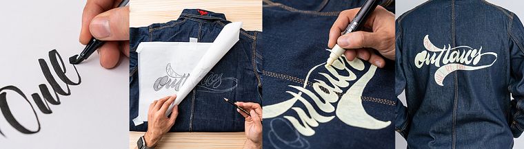 Calligrafia e lettering per personalizzare i vestiti