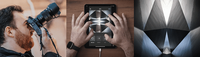 Abstrakte Architekturfotografie für Instagram