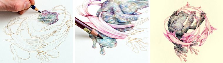 Surrealist Illustration Inspired by Nature