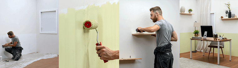 DIY Makeover für Wohnungen: Erfinde Räume neu
