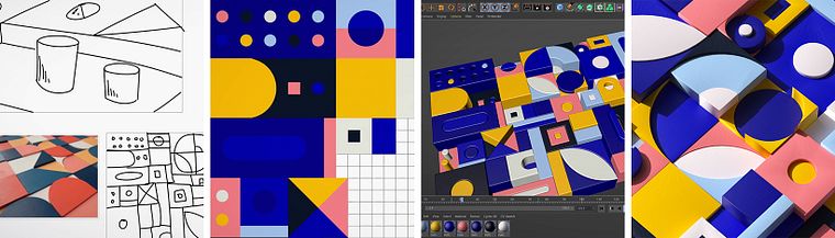 La couleur appliquée à la conception graphique et 3D