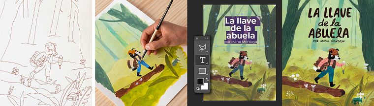 Illustration for Children's Book Covers 
