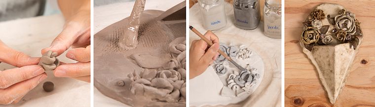 Techniques de base du modelage décoratif en céramique