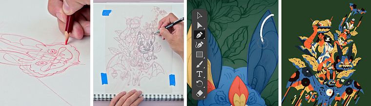 Professional Illustration Techniques: From Sketches to Vectors