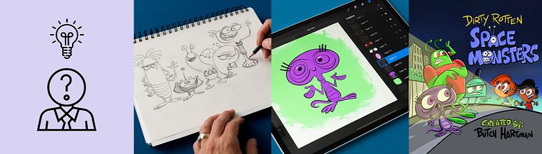 Cartoon Characters and Their Universe: Create Another World