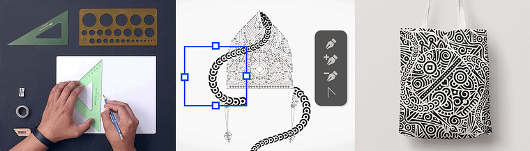 Conceptions de motifs géométriques