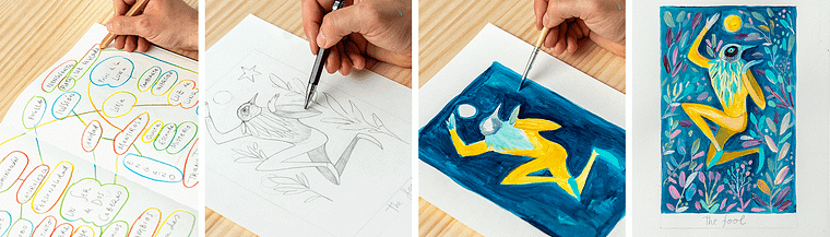 Acrylic Illustration: Create a Magical Universe 