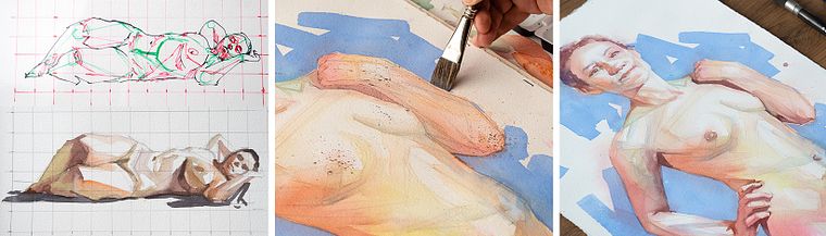 The Human Figure in Watercolor