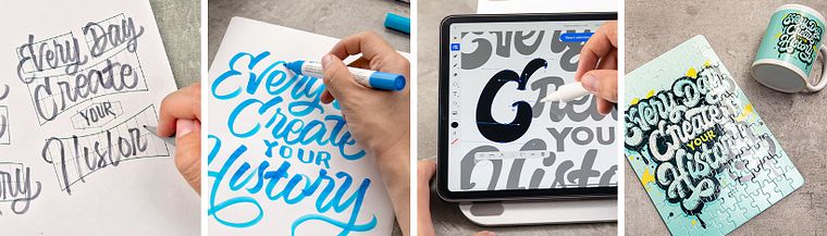 Lettering com Illustrator para iPad