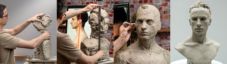 Clay Portrait: Model a Full-Scale Face