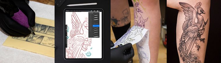 Tätowiertechniken: Blackwork und Fineline
