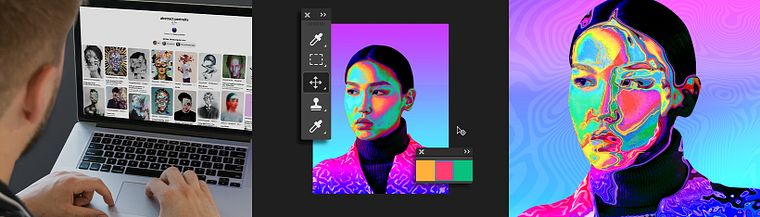 Ritratti astratti con Photoshop e After Effects