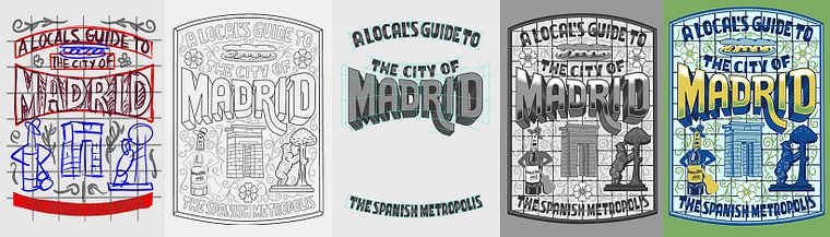 Illustrations éditoriales et lettering expressifs 