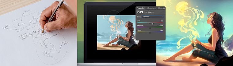 Character Digital Painting: Creating Magical Scenes