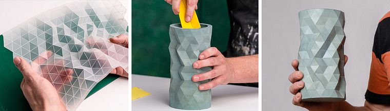 Geometric Handmade Molds: Design 3D-faceted Objects