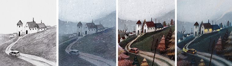 Imaginary Places: Draw, Paint, and Digitize on Photoshop