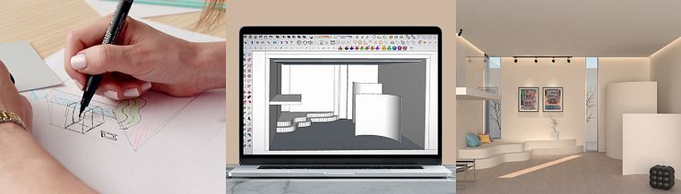 Conception de maquettes architecturales avec SketchUp et V-Ray