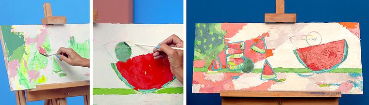 Técnicas expressivas de pintura a óleo