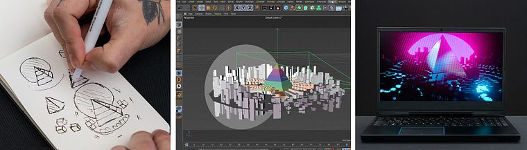 Animación en bucle con Cinema 4D