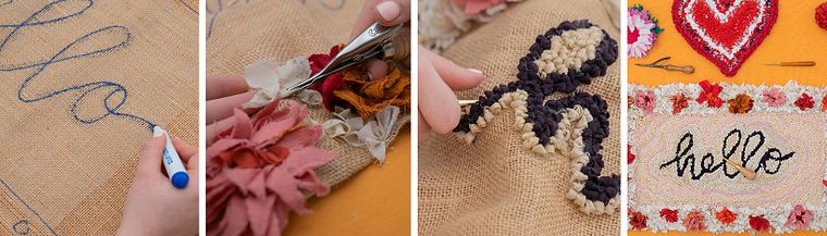 Rag Rugging for Beginners: Make Textile Home Decorations