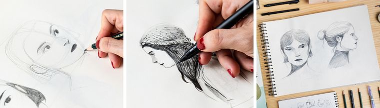 Disegno di personaggi da zero: ritrai volti e figure
