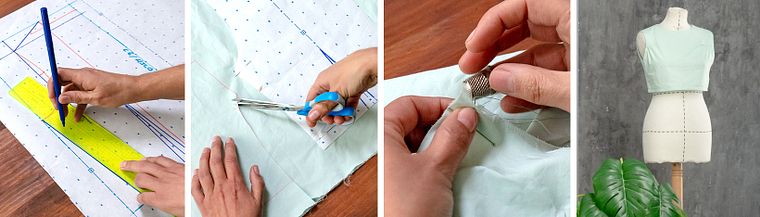 Introducción al patrón base y transformación de pinzas