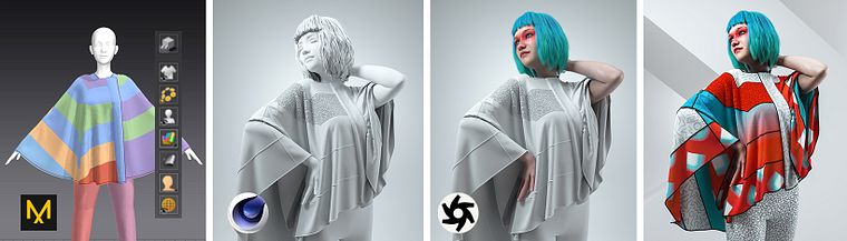 Moda digital en 3D con Marvelous Designer y Cinema 4D