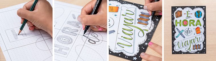Lettering creativo: dibuja palabras con estilo