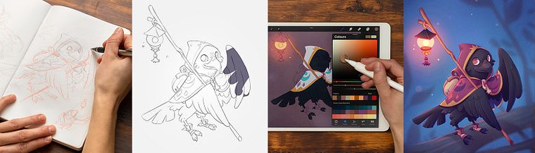 Illustrating Fantastical Animals with Procreate