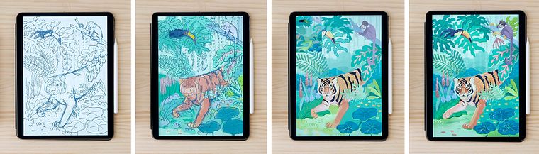 Digital Illustration: Create a Colorful Nature Scene