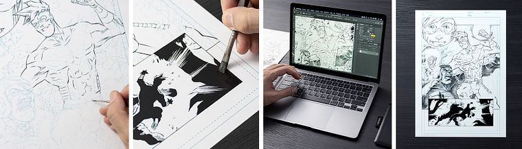 Arte-final para quadrinhos: do tradicional ao digital