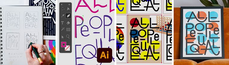 Illustrator : typographie ludique et communication efficace