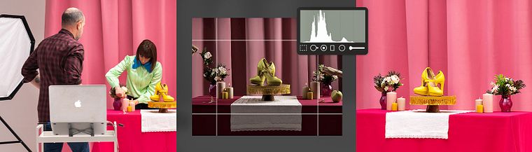 Artdirection und Setdesign für Produktfotografie