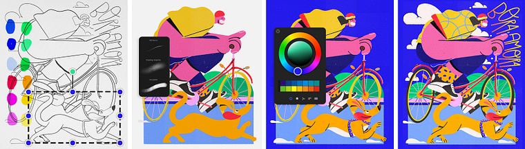 Ilustrații vibrante în Procreate de la zero