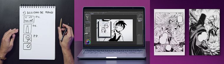 Cómic manga: narrativa, ritmo y composición