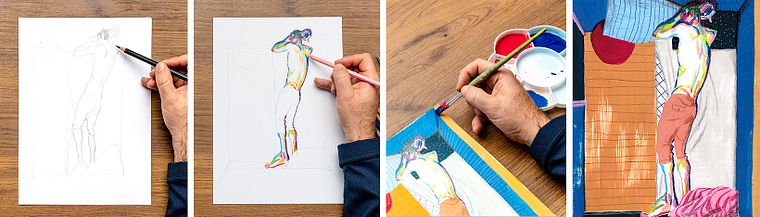 Expressive Figure Drawing: Explore Lines, Shapes and Colors