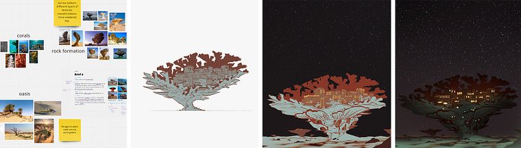 Concept art para animación: diseña entornos mágicos