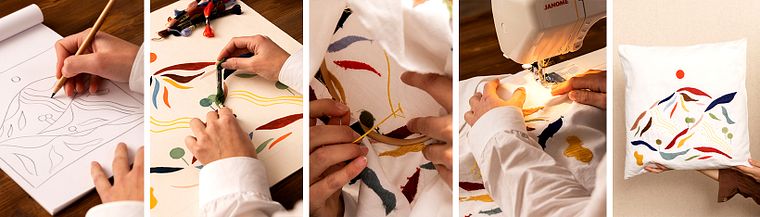 Ricamo e colore: crea paesaggi tessili