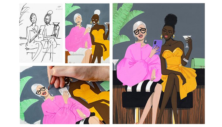 Lifestyle Illustration for Vibrant and Expressive Characters