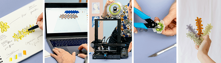 Impressão 3D de bijuteria e acessórios