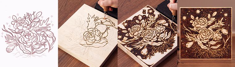Pyrography 101: Woodburning Illustration Techniques