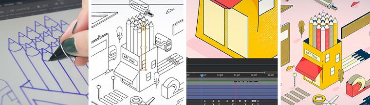 Isometric Animation with Illustrator and After Effects