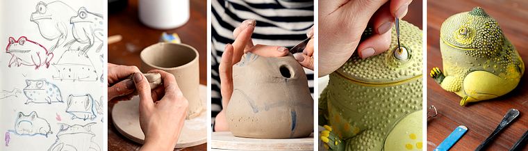 Ceramic Character Design: Explore Color and Texture